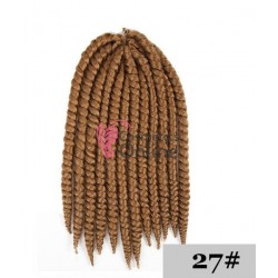 Codite de par afro Havana Mambo Twist Jumbo Braid 27 Saten Deschis R00044
